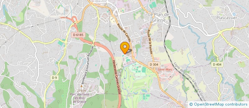 localisation de l'entreprise EDEN LOFT COTE D'AZUR  GRASSE