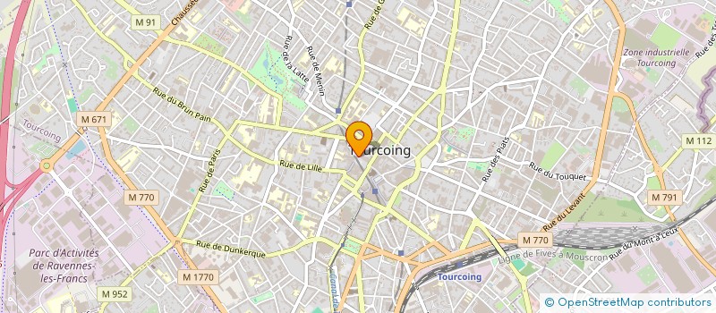 localisation de l'entreprise EDEN MARKET  TOURCOING