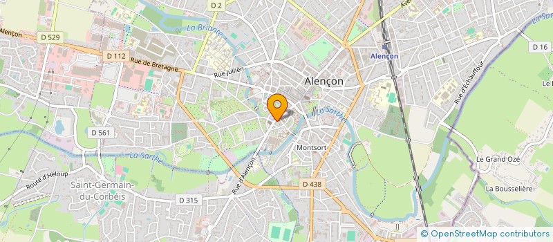 localisation de l'entreprise EDEN MATHS à ALENCON