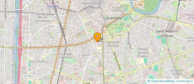 localisation de l'entreprise EDEN MOD à GRENOBLE
