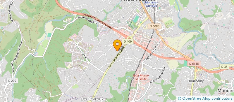 localisation de l'entreprise EDEN MULTI SERVICES  MOUANS-SARTOUX