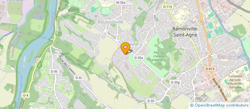 localisation de l'entreprise EDEN NETTOYAGE  RAMONVILLE-SAINT-AGNE