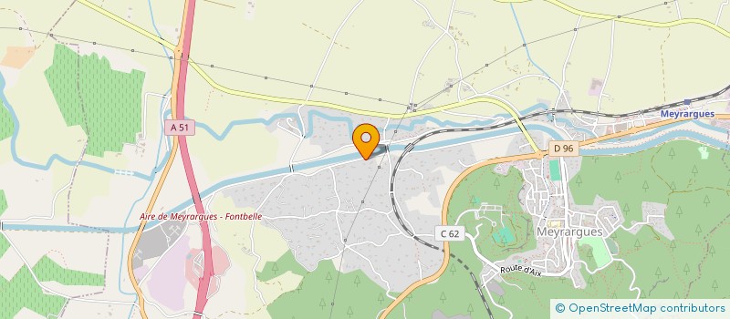 localisation de l'entreprise EDEN PARK  MEYRARGUES