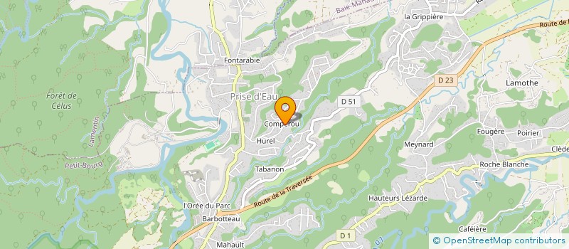 localisation de l'entreprise EDEN PARK  PETIT-BOURG