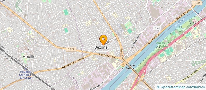 localisation de l'entreprise EDEN PASTA à BEZONS