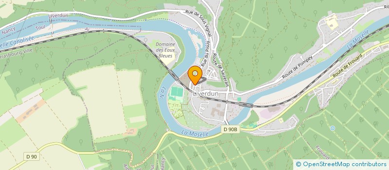 localisation de l'entreprise EDEN PEINTURE & RENOVATION  LIVERDUN