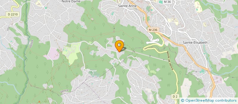 localisation de l'entreprise EDEN PEL  VENCE