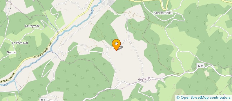 localisation de l'entreprise EDEN PIERRE  GIGOUZAC