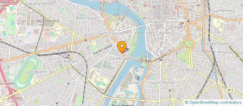 localisation de l'entreprise EDEN PISCINES à TOULOUSE