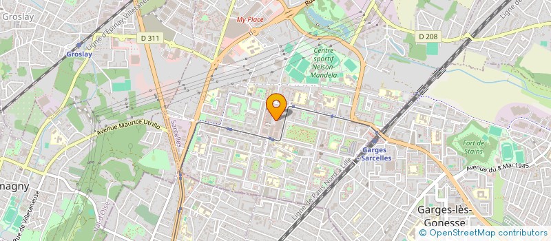 localisation de l'entreprise EDEN PRICE à SARCELLES