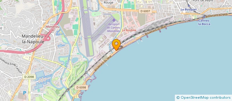 localisation de l'entreprise EDEN PRO à CANNES