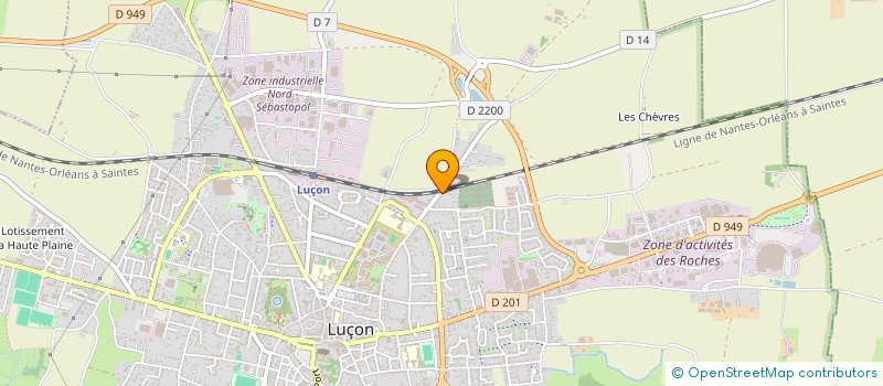 localisation de l'entreprise EDEN PRODUCTION  LUCON