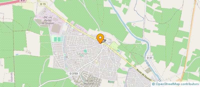 localisation de l'entreprise EDEN PROMOTION  VILLENEUVE-LES-BEZIERS