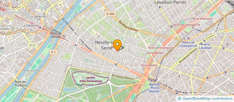 localisation de l'entreprise EDEN - RENOV à NEUILLY-SUR-SEINE