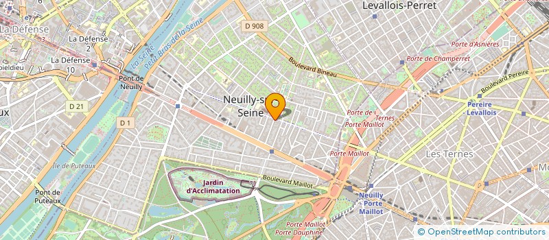 localisation de l'entreprise EDEN RENOV ELEC à NEUILLY-SUR-SEINE