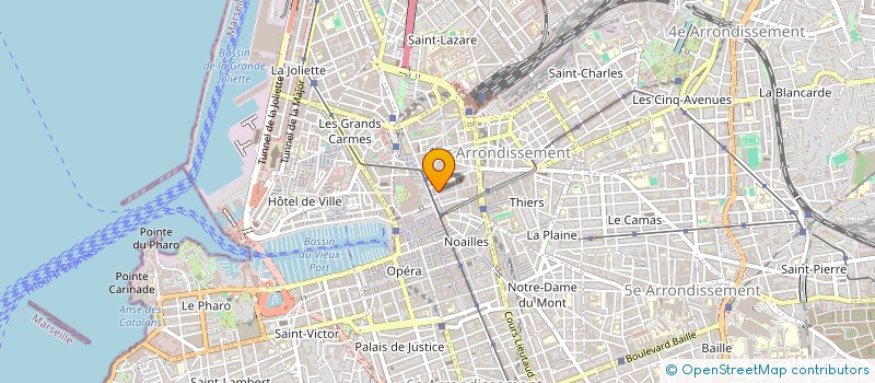 localisation de l'entreprise EDEN RESTAURATION à MARSEILLE