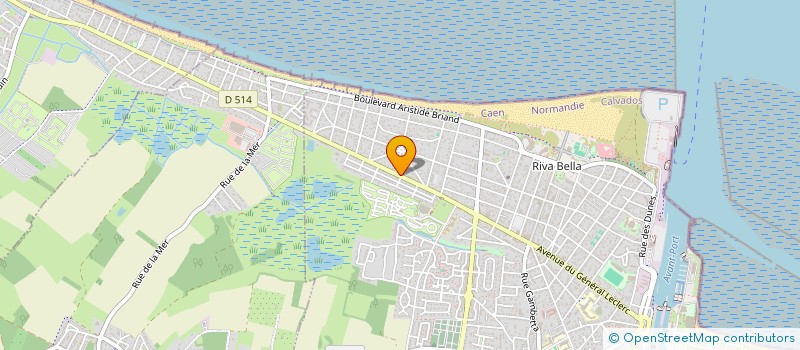 localisation de l'entreprise EDEN RIVA  OUISTREHAM