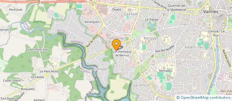 localisation de l'entreprise EDEN ROC à VANNES