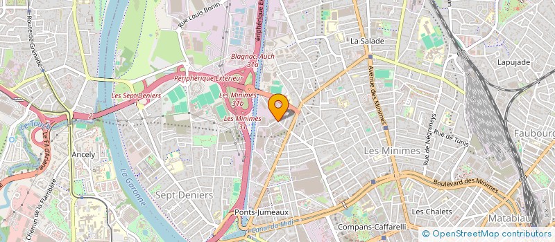 localisation de l'entreprise EDEN ROC à TOULOUSE