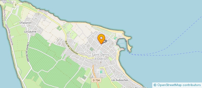 localisation de l'entreprise EDEN ROCK  SAINT-DENIS-D'OLERON