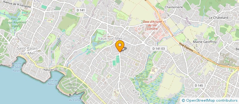 localisation de l'entreprise EDEN ROSES  VAUX-SUR-MER