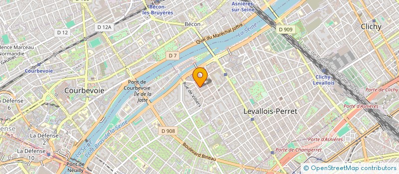 localisation de l'entreprise EDEN'S INVEST à LEVALLOIS-PERRET