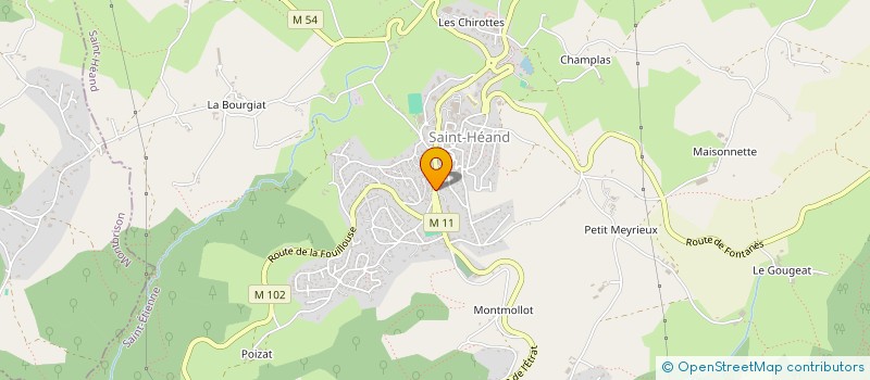 localisation de l'entreprise EDEN'S SQUARE  SAINT-HEAND