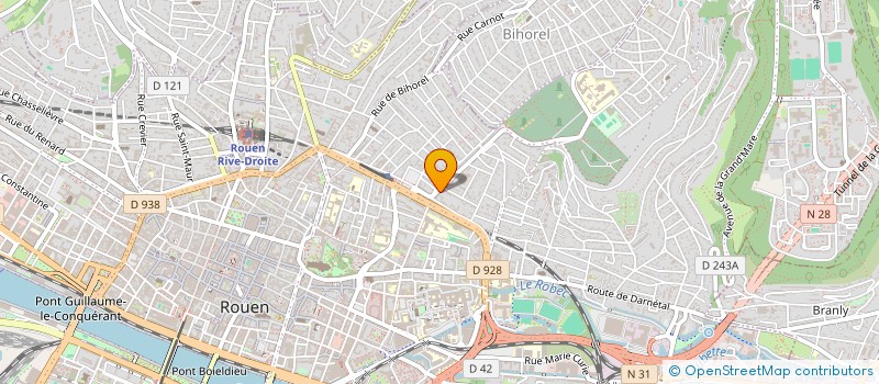 localisation de l'entreprise EDEN SANTE à ROUEN