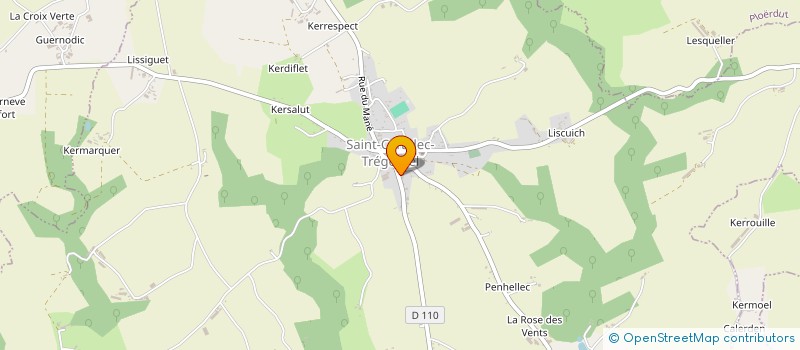 localisation de l'entreprise EDEN SARL  SAINT-CARADEC-TREGOMEL