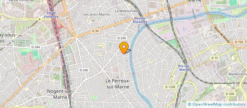 localisation de l'entreprise EDEN SARL à LE PERREUX-SUR-MARNE