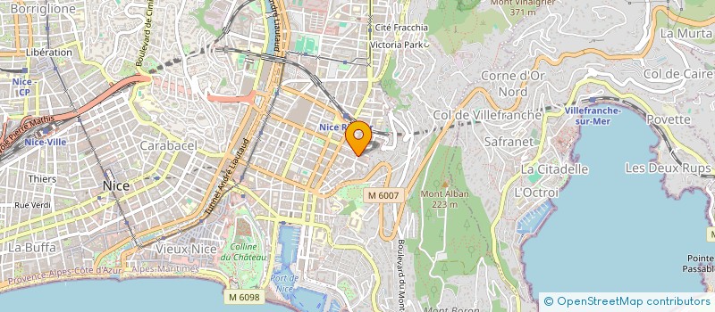 localisation de l'entreprise EDEN SCI à NICE