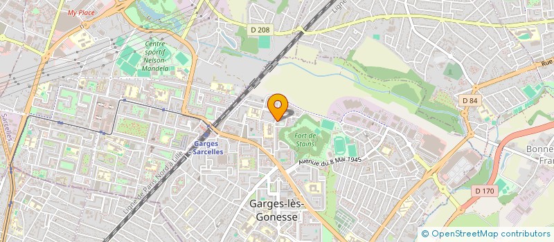 localisation de l'entreprise EDEN SECURITE à GARGES-LES-GONESSE