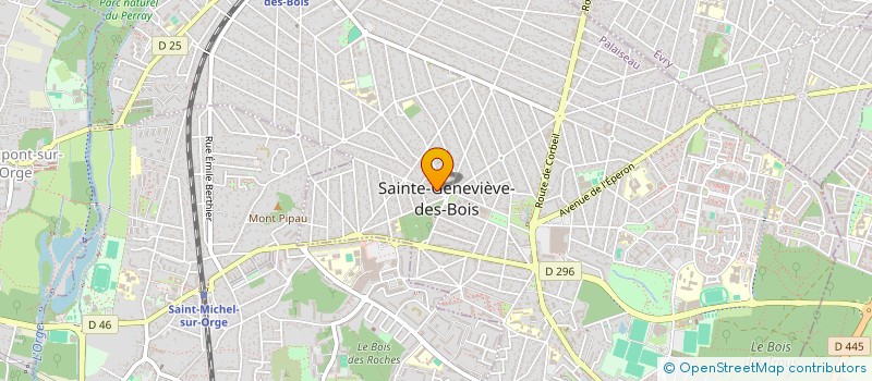 localisation de l'entreprise EDEN & SENS à SAINTE-GENEVIEVE-DES-BOIS