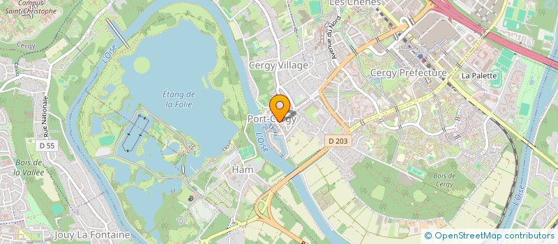 localisation de l'entreprise EDEN SERVICES  CERGY