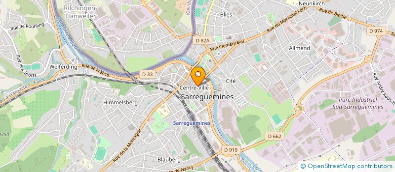 localisation de l'entreprise EDEN SGMS à SARREGUEMINES