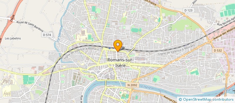 localisation de l'entreprise EDEN SING  ROMANS-SUR-ISERE