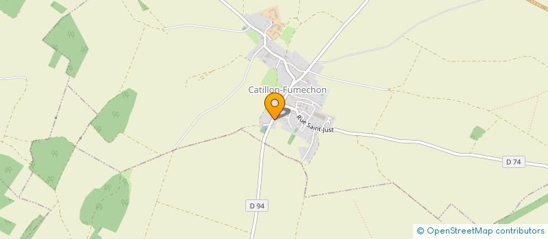 localisation de l'entreprise EDEN TAXI  CATILLON-FUMECHON