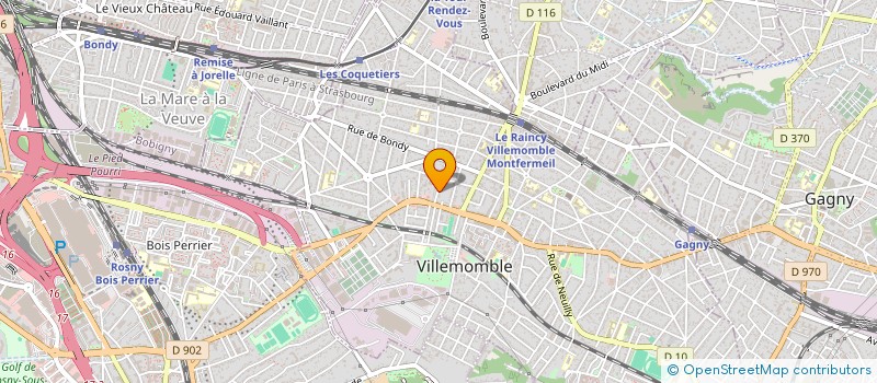 localisation de l'entreprise EDEN TIME à VILLEMOMBLE