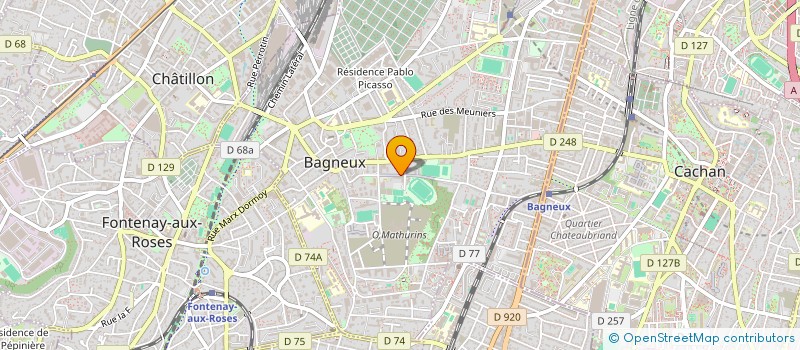 localisation de l'entreprise EDEN TRANSPORT PLUS à BAGNEUX