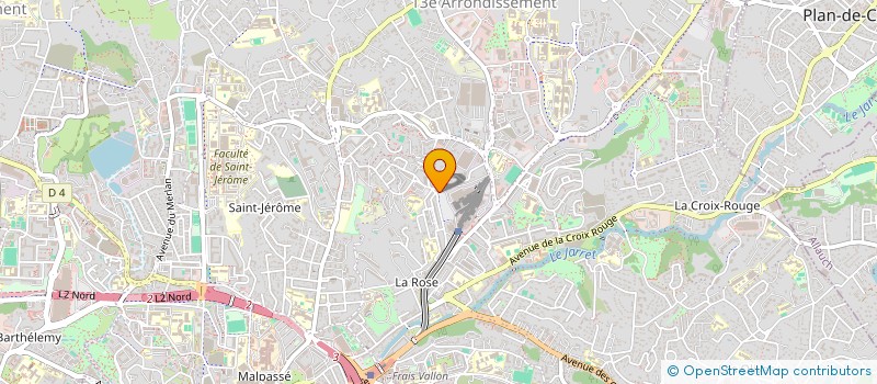 localisation de l'entreprise EDEN TRANSPORTS à MARSEILLE