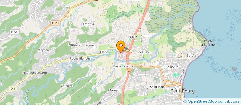 localisation de l'entreprise EDEN TROPI-KA  PETIT-BOURG