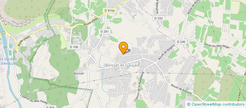 localisation de l'entreprise EDEN TROPICAL PERROQUETS  BOISSET-ET-GAUJAC