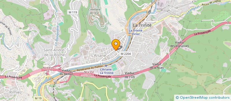 localisation de l'entreprise EDEN VTC  NICE