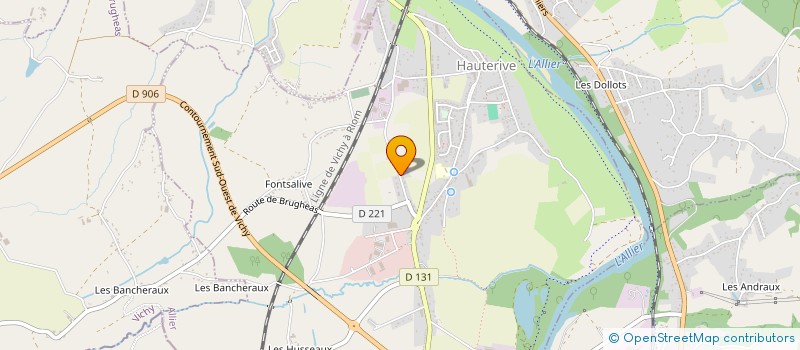 localisation de l'entreprise EDENA à HAUTERIVE