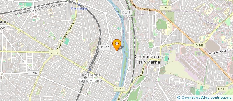 localisation de l'entreprise EDENA  SAINT-MAURICE