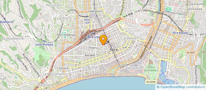 localisation de l'entreprise EDENA  NICE