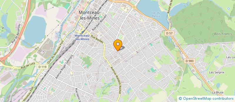 localisation de l'entreprise EDENA BEAUTE  MONTCEAU-LES-MINES