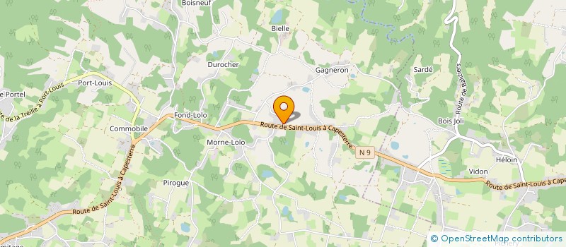 localisation de l'entreprise EDENAD à GRAND-BOURG
