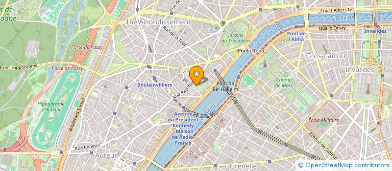 localisation de l'entreprise EDENARC  PARIS