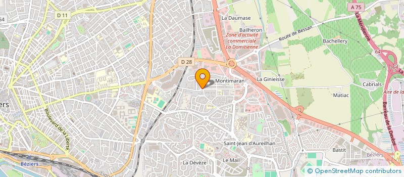 localisation de l'entreprise EDENAUTO PREMIUM BEZIERS à BEZIERS